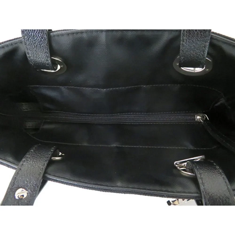 Chanel Tote Bag Paris Biarritz MM Coated Canvas Leather